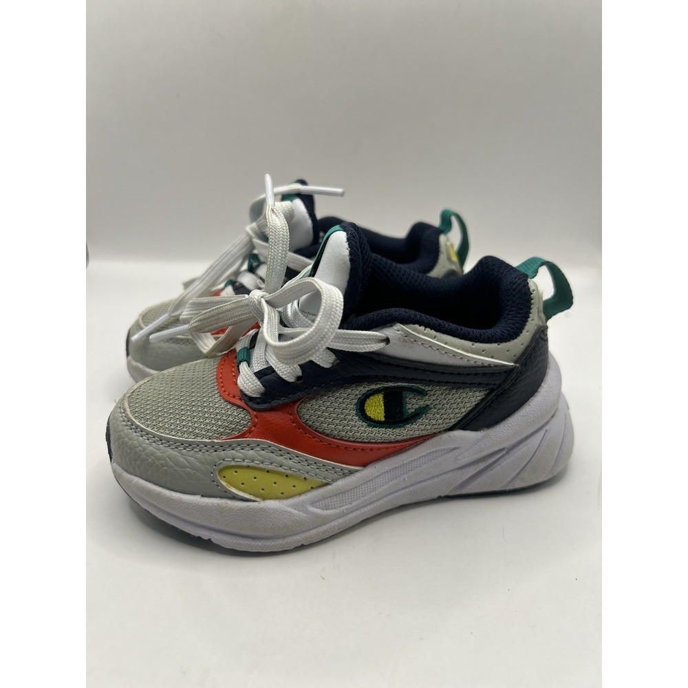 Champion XG rally plus shoes toddler 7T multicolor Red Yellow Blue Green